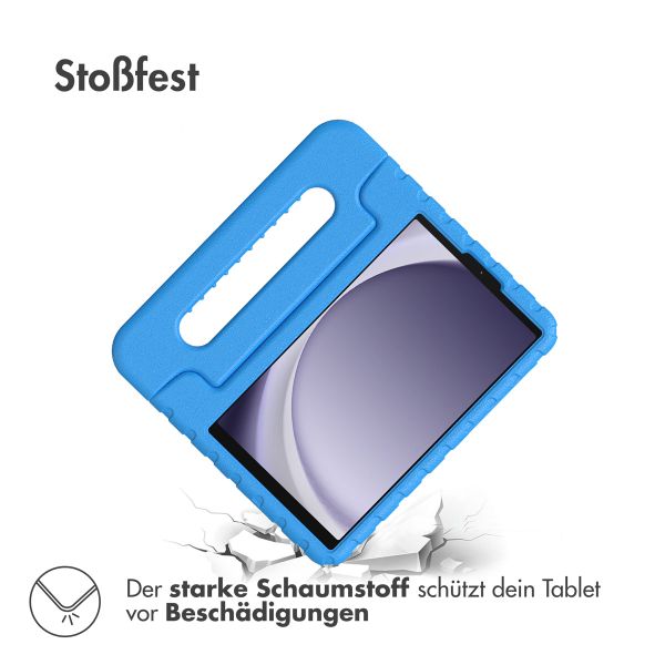 Accezz SchutzHülle mit Handgriff kindersicher Samsung Galaxy Tab A11 / A9 8.7 Zoll - Blau