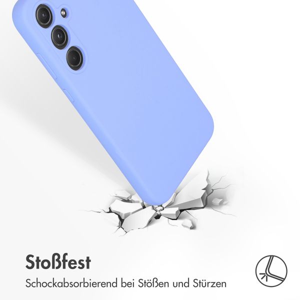 Accezz Liquid Silikoncase Samsung Galaxy A55 - Violett