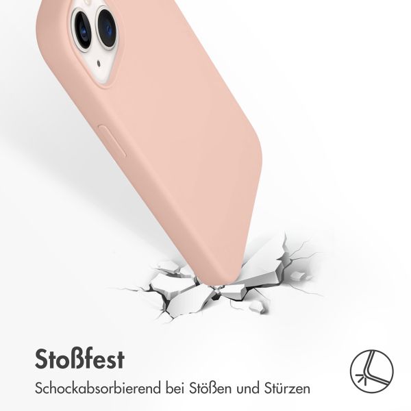 Accezz Liquid Silikoncase mit MagSafe Apple iPhone 14 / 13 - Rosa