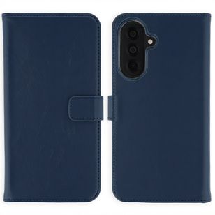 Selencia Echtleder Klapphülle Samsung Galaxy A37 (5G) - Dunkelblau