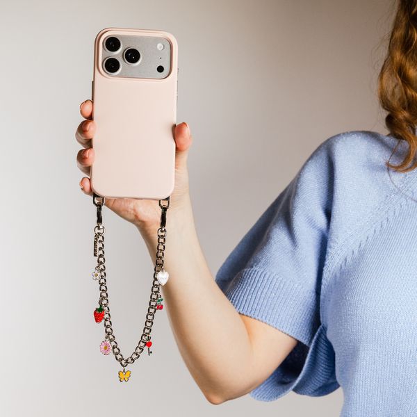 Selencia Rivièra Backcover mit MagSafe mit abnehmbaren Haken Samsung Galaxy A18 / A17 / A16 / A26 - Sorbet Pink