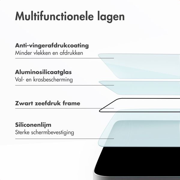 Accezz Gehärteter Glas-Schutz + Applikator Apple iPhone 18 Pro / 17 Pro