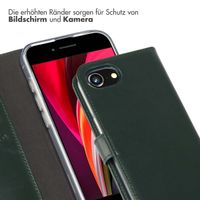 Selencia Echtleder Klapphülle Apple iPhone 17e / 16e - Grün