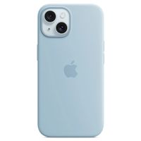 Apple Silikon-Case MagSafe Apple iPhone 15 - Hellblau