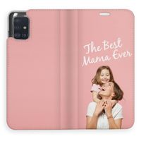 Gestalte deine eigene Compact Gel Klapphülle Samsung Galaxy A51 - Weiß