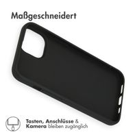 Accezz Color TPU Hülle Apple iPhone 14 - Schwarz