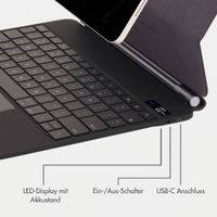 Accezz Magnetische Bluetooth Tastatur Apple iPad Pro 13 (2025) M5 / (2024) M4 - QWERTY / NL - Schwarz