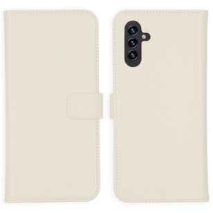 Selencia Echtleder Klapphülle Samsung Galaxy A13 (5G) / A04s - Greige