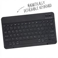 Accezz Bluetooth Keyboard Klapphülle Samsung Galaxy Tab A11 - QWERTY / NL - Schwarz