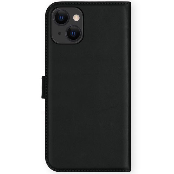 Selencia Echtleder Klapphülle Apple iPhone 13 Mini - Schwarz