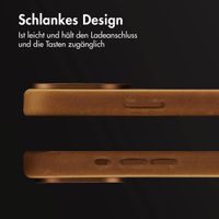 Accezz Vintage Leather Magsafe Backcover Apple iPhone 16 Pro Max - Tabacco Cognac