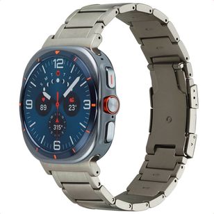 Accezz Mattes Titanstahlarmband für Samsung Galaxy Watch Ultra 2 (2026) / Ultra (2024/2025) - Titanium