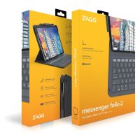 ZAGG Messenger Folio 2 Tastaturhülle Apple iPad 11 (2025) 11 Zoll A16 / iPad 10 (2022) 10.9 Zoll - QWERTZ / DE - Schwarz
