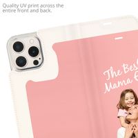 Gestalte deine eigene Compact Gel Klapphülle Apple iPhone 16 Pro Max - Weiß
