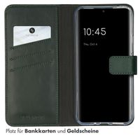 Selencia Echtleder Klapphülle Samsung Galaxy A54 (5G) - Grün