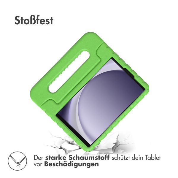 Accezz SchutzHülle mit Handgriff kindersicher Samsung Galaxy Tab A11 / A9 8.7 Zoll - Grün