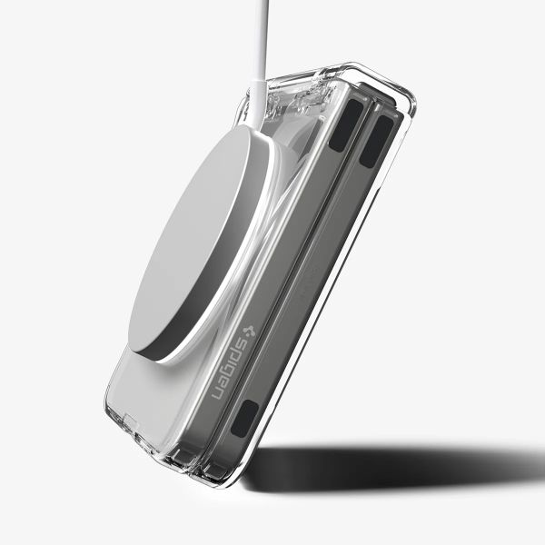 Spigen Ultra Hybrid Pro MagFit Backcover Samsung Galaxy Z Flip 7 - Clear / White