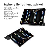 Accezz Trifold Klapphülle Apple iPad Pro 11 (2025) M5 / (2024) M4 - Schwarz