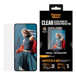 PanzerGlass Ultra Wide Fit FastFit in-a-box Screen Protector Samsung Galaxy S26