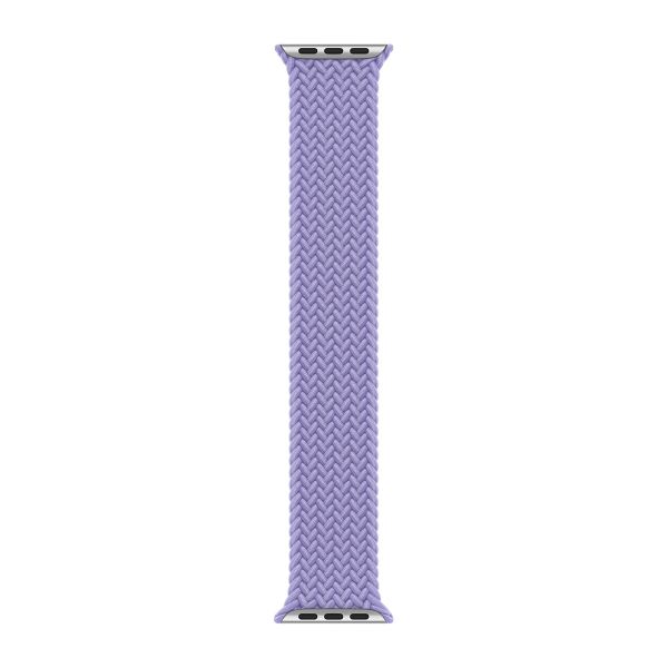 Apple Geflochtenes Solo Loop für  Apple Watch | 38/40/41/42 mm - Größe 9 - Lavender