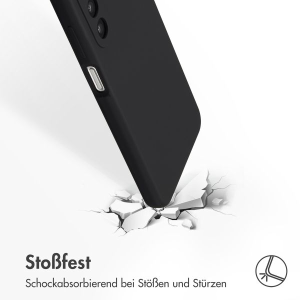 Accezz Liquid Silikoncase Samsung Galaxy A26 - Schwarz