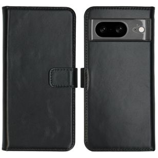 Selencia Echtleder Klapphülle Google Pixel 8 - Schwarz