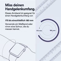 Apple Geflochtenes Solo Loop für  Apple Watch | 38/40/41/42 mm - Größe 8 - Flamingo