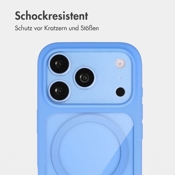 Accezz Hold Backcover mit MagSafe Apple iPhone 18 Pro / 17 Pro - Light Blue