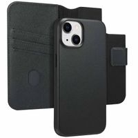 Accezz 2-in-1 Klapphülle aus Leder mit MagSafe Apple iPhone 14 - Onyx Black