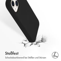 Accezz Liquid Silikoncase mit MagSafe Apple iPhone 13 Mini - Schwarz