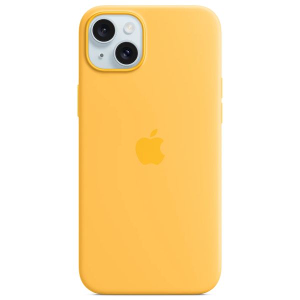 Apple Silikon-Case MagSafe Apple iPhone 15 Plus - Sunshine