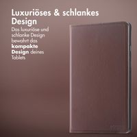 Accezz Classic Klapphülle Samsung Galaxy Tab A9 Plus - Braun