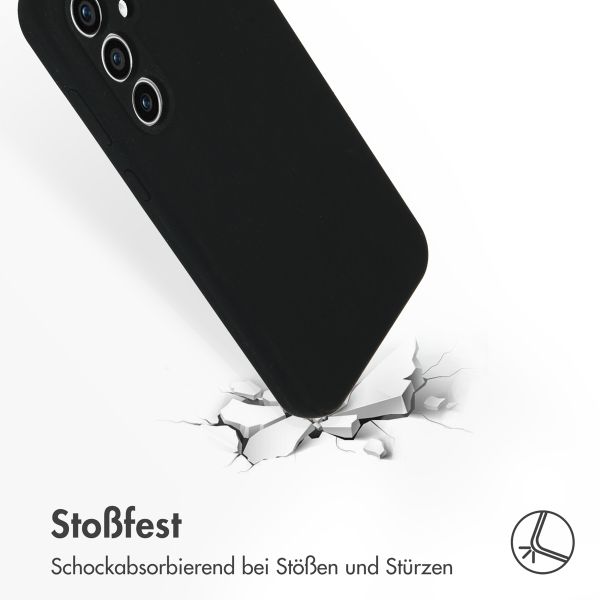 Accezz Liquid Silikoncase Samsung Galaxy S23 FE - Schwarz