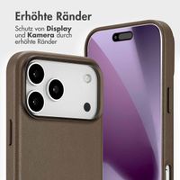 Accezz 2-in-1 Klapphülle aus Leder mit MagSafe Apple iPhone 17 Pro Max - Kaffeebraun