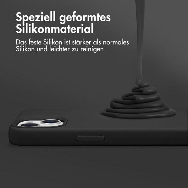 Accezz Liquid Silikoncase Samsung Galaxy A37 (5G) - Schwarz
