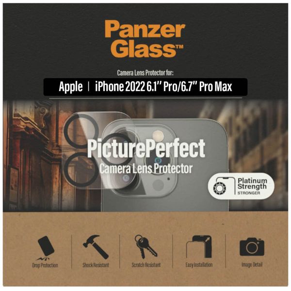 PanzerGlass PicturePerfect Kameralinsenschutz Apple iPhone 14 Pro (Max) - Transparent