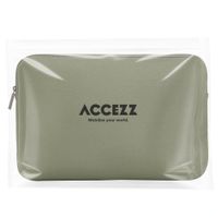 Accezz Laptop Hülle 15-16 Zoll - Laptop Sleeve - Dunkelgrün