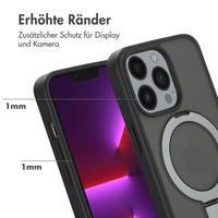 Accezz Ring Stand Backcover mit MagSafe Apple iPhone 13 Pro - Schwarz