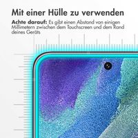 Accezz Displayschutz 2er-pack aus gehärtetem Glas Samsung Galaxy S21 FE
