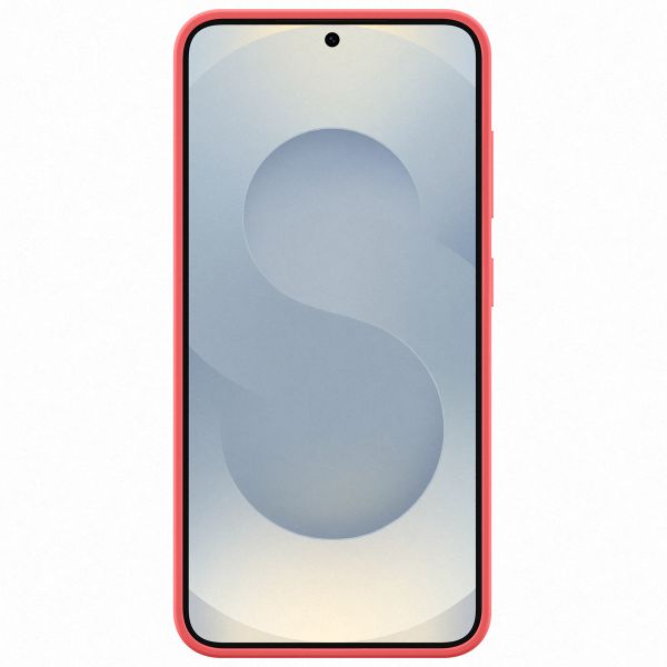 Samsung Original Silikon Cover Samsung Galaxy S25 - Peach