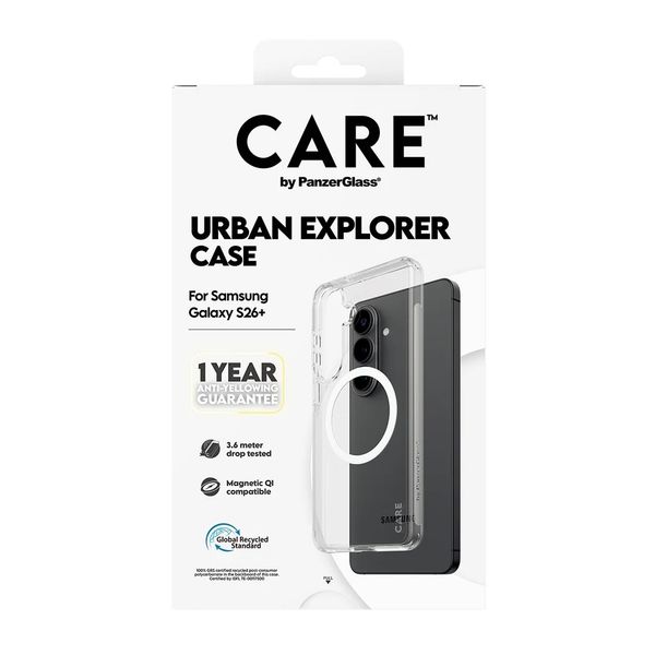 CARE by PanzerGlass Urban Combat Case Samsung Galaxy S26 Plus - Weiß