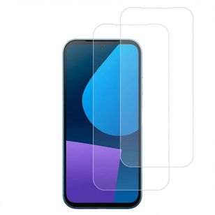 Accezz Displayschutz 2er-pack aus gehärtetem Glas Fairphone 5