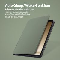 Accezz Classic Klapphülle Samsung Galaxy Tab A9 8.7 Zoll - Grün