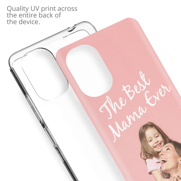 Gestalte deine eigene Clear Case Motorola Moto G04 / G24 / G24 Power - Transparent