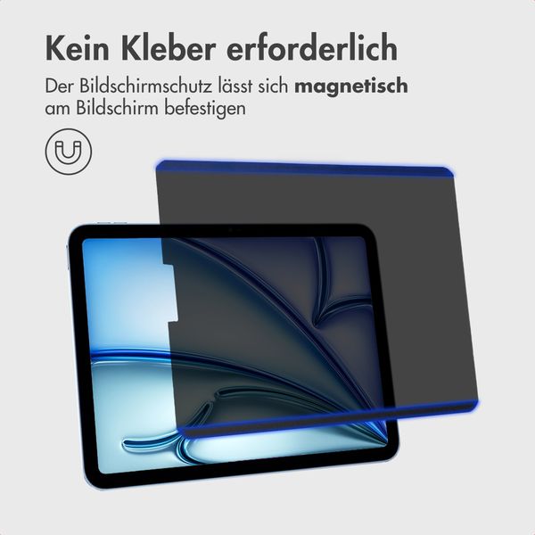 Accezz Magnetischer Sichtschutz-Displayschutz Apple iPad Pro 11 (2018/2020/2021/2022) / Air 5 (2022) / Air 4 (2020)