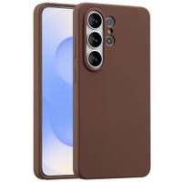 Accezz Liquid Silikoncase mit MagSafe Samsung Galaxy S26 Ultra - New Tea Brown