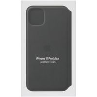Apple Leather Folio Klapphülle Apple iPhone 11 Pro Max - Schwarz