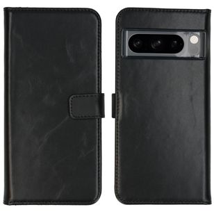 Selencia Echtleder Klapphülle Google Pixel 8 Pro - Schwarz