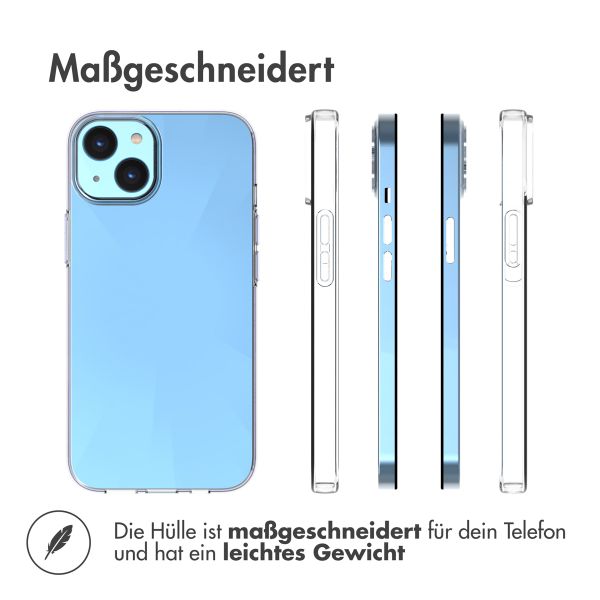 Accezz Clear TPU Backcover Apple iPhone 14 - Transparent