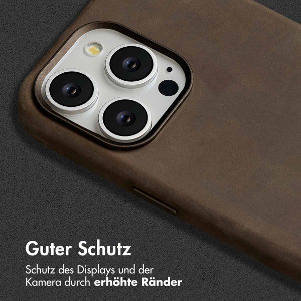 Accezz Vintage Leather Magsafe Backcover Apple iPhone 15 Pro Max - Rustic Brown